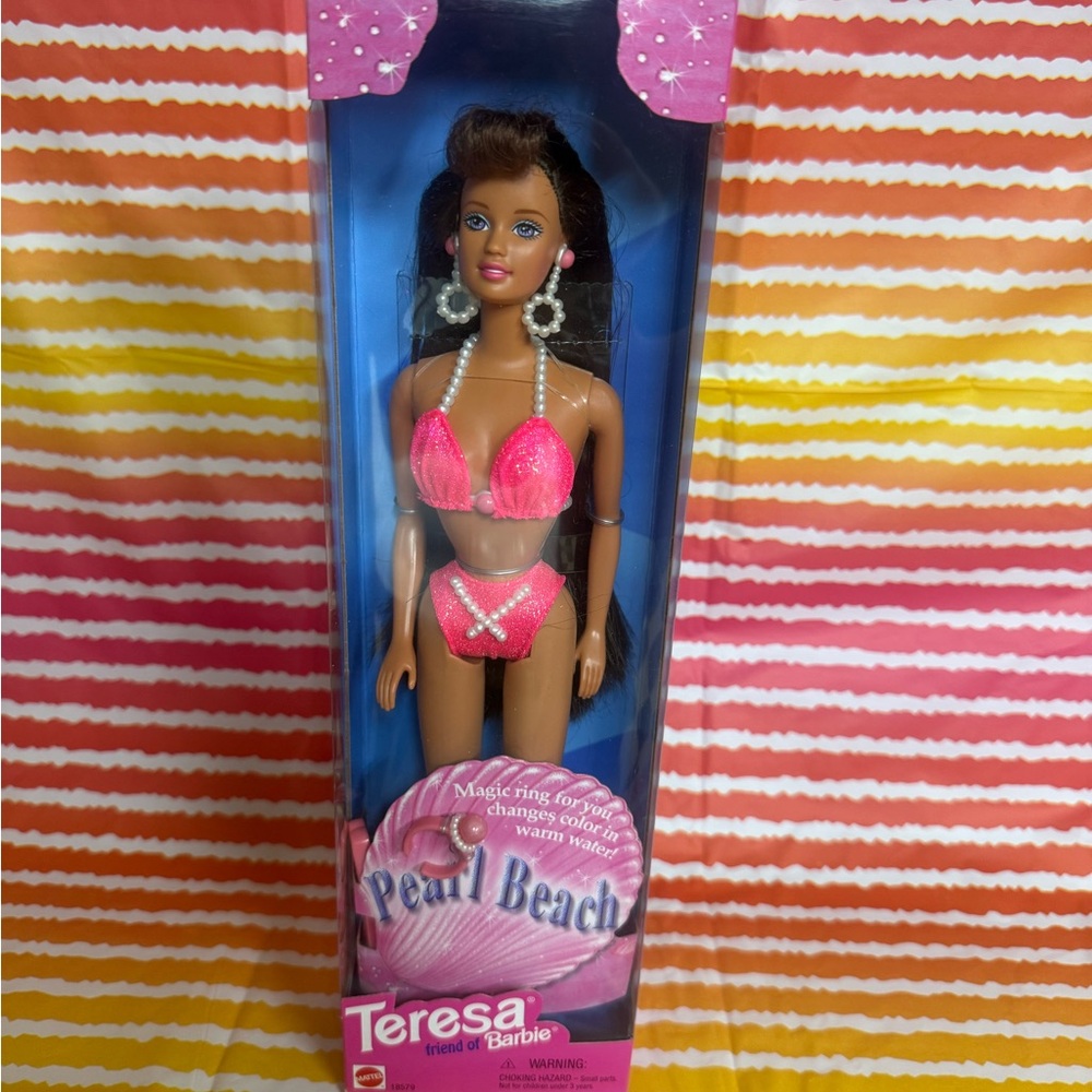 Barbie Teresa Doll in Sparkling Pink Swimwear